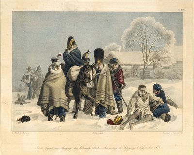 1812年12月3日，在Smarhon附近，19世纪20年代 作者 Christian Wilhelm Faber du Faur 来自