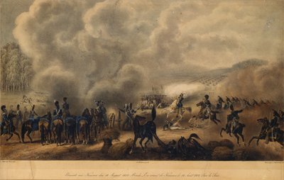 1812年8月14日，1820年代的克拉斯诺伊战役 作者 克里斯蒂安·威廉·冯·法伯·杜·法尔