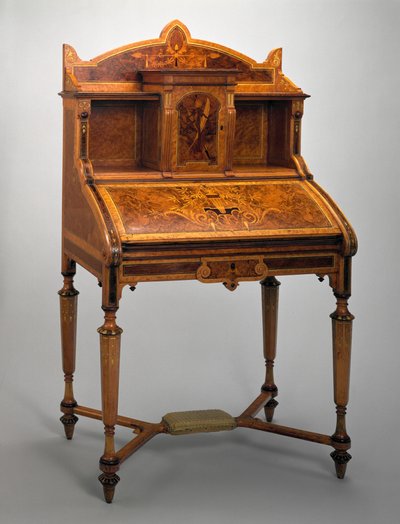 Desk，Herter Brothers Company，1869-71（木） 作者 Christian and Gustave 1830 98 Herter