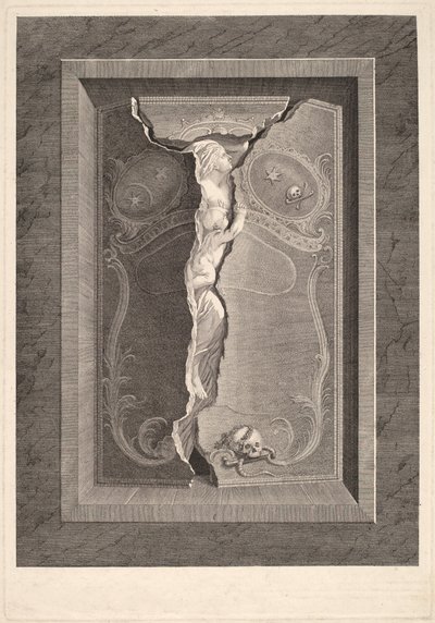 朗豪斯夫人之墓 作者 Christian von Mechel 和 Bartholomäus Hübner，取自 Johannes August Nahl，the Younger