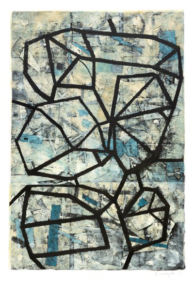 力场》，2016 年（纸上单版画） 作者 克里斯蒂娜·费迪克