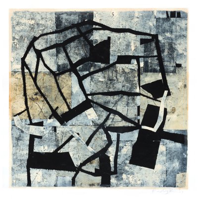 北钥，2016（纸上单版画） 作者 克里斯蒂娜·费迪克