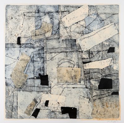 时间轴，2016（纸上单版画） 作者 克里斯蒂娜·费迪克