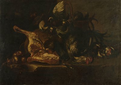 有肉和死鸟的静物 作者 克里斯托弗·普伊特林克