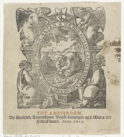 标题小插图显示一名男子正在种植庄稼 作者 Christoffel van Sichem (II) (可能)