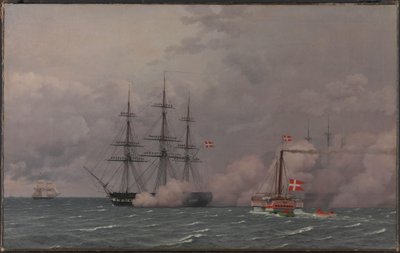 1832 年 5 月 1 日的哥本哈根港 作者 克里斯托弗·威廉·埃克斯伯格