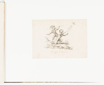 Les fins Chasseurs (The Fine Hunters)，Singeries ou différentes actions de la vie humaine représentées par des singes (Monkey Antics or Different Actions of Human Life represented by Monkeys) 作者 弗朗索瓦·菲利普·夏彭蒂埃