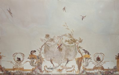 大歌星》，细节，约 1735 年（壁画） 作者 克里斯多夫·休特