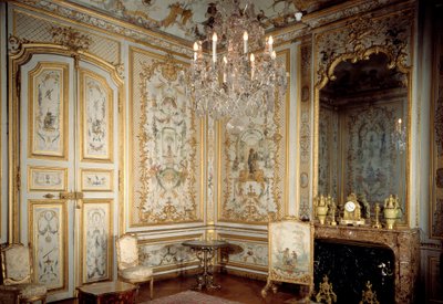 Christophe Huet（1700-1759）1737 年尚蒂伊，孔德博物馆的猴子内阁或“La Grande Singerie”的视图 作者 克里斯多夫·休特