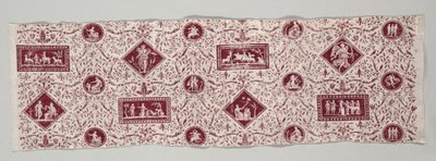 铜版印刷的棉花条，1795-1799。 作者 克里斯托夫·菲利普·奥伯坎普夫