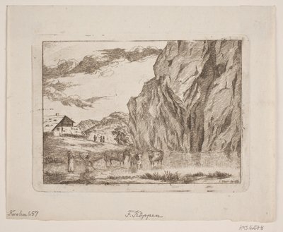 山景 作者 克里斯托弗·弗里德里希·科彭