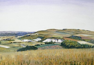 安柏里（纸上水彩和水粉画 作者 克里斯托弗·理查德·怀恩·内文森