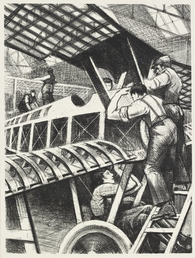 组装零件，1917年 作者 克里斯托弗·理查德·怀恩·内文森