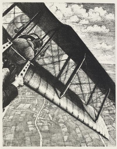 银行在4,000英尺，1917年 作者 克里斯托弗·理查德·怀恩·内文森
