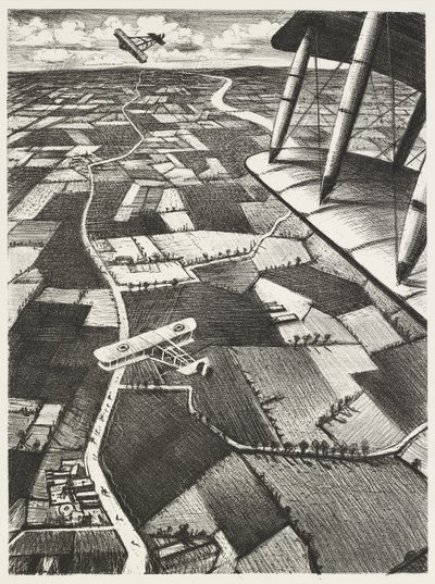 在空中，1917年 作者 克里斯托弗·理查德·怀恩·内文森