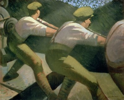 1918年在战壕中装枪 作者 克里斯托弗·理查德·怀恩·内文森