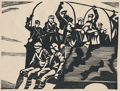 卡车跳跃者，1919年 作者 克里斯托弗·理查德·怀恩·内文森