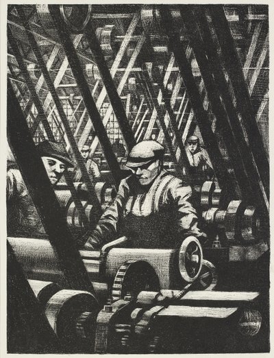 制造发动机，1917年 作者 克里斯托弗·理查德·怀恩·内文森