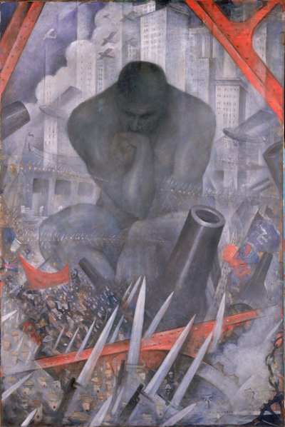二十世纪，c.1932-35（布面油画） 作者 克里斯托弗·理查德·怀恩·内文森