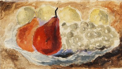 壳，菜和水果，约c.1922（船上有油） 作者 克里斯托弗·伍德