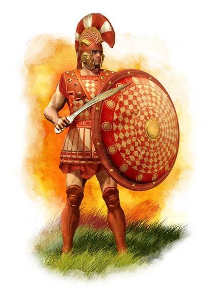 雅典霍普莱特人，公元前 490 年，2010 年（铅笔画、数字油画、3d cgi） 作者 
