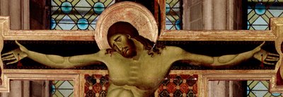 十字架细节。 Detrempe on wood of Cimabue (Cenni di Pepo) (1272-1302) 1268-1271 Dim. 336x267 cm Arezzo, Church of San Domenico 作者 Cimabue
