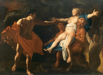 奥菲斯和欧律狄刻。 作者 Claes Cornelisz. Moeyaert