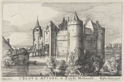 Muiderslot 景观
在 Zuijdt Hollandt 的 t