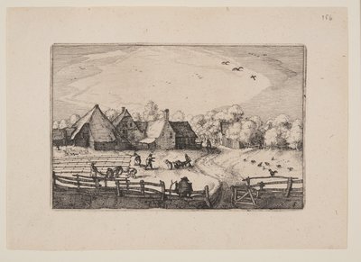 从哈勒姆周边景观看哈勒姆豪特附近的漂白场 (Plaisante Plaetsen) 作者 克拉斯·扬斯。维舍尔