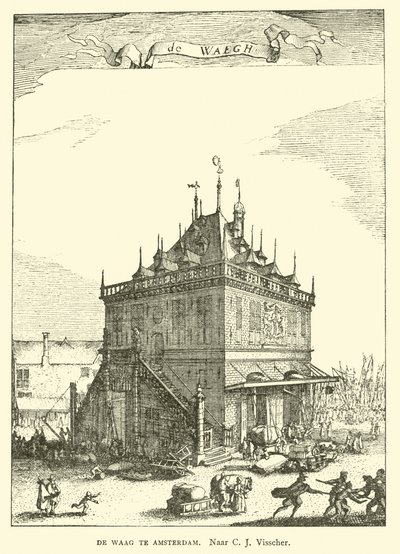 瓦格（Weighing House）或阿姆斯特丹 作者 克莱斯·詹斯·维舍
