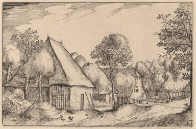 一个农家院 作者 Claes Jansz Visscher 仿照 Johannes van Doetechum，仿照卢卡斯的长老