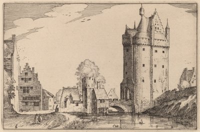城门 作者 Claes Jansz Visscher 仿照 Johannes van Doetechum，仿照卢卡斯的长老