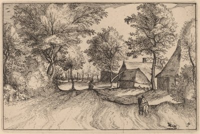 村道 作者 Claes Jansz Visscher 仿照 Johannes van Doetechum，仿照卢卡斯的长老