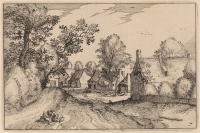 村道 作者 Claes Jansz Visscher 仿照 Johannes van Doetechum，仿照卢卡斯的长老