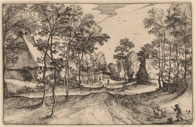 村道 作者 Claes Jansz Visscher 仿照 Johannes van Doetechum，仿照卢卡斯的长老