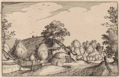 村道 作者 Claes Jansz Visscher 在 Lucas van Doetechum 之后 在 Johannes 之后的小风景大师之后