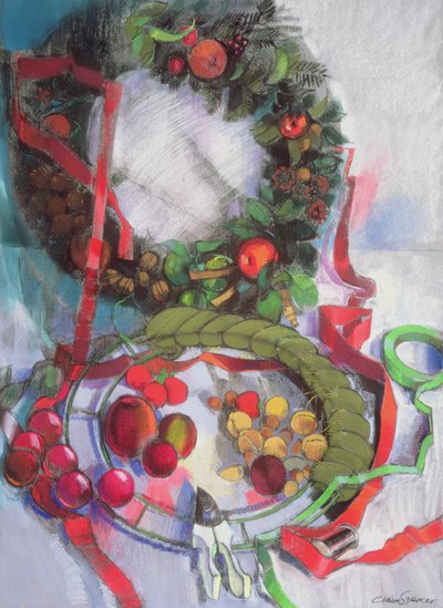 制作圣诞花环 作者 克莱尔·斯宾塞
