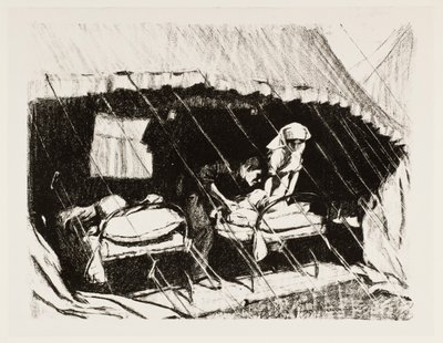法国的伤员清理站"，1917年 作者 克劳德·艾琳·谢珀曼