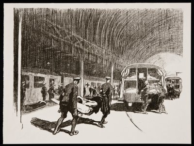 在英国的训练》，1917年 作者 克劳德·艾琳·谢珀曼