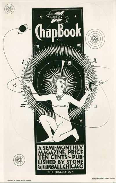 Claude F. Bragdon: 半月刊 The Chap Book。美国......（平版） 作者 克劳德·费耶特·布拉格登