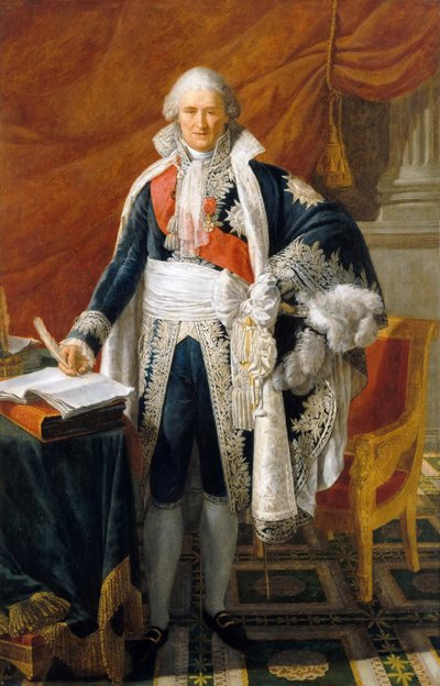 让·艾蒂安·玛丽·波塔利斯的肖像1749-1807 作者 克劳德·高特罗（Claude Gautherot）