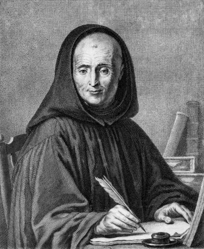 Jean Mabillon（1632-1707）的肖像由Alexis Loir（1640-1713）刻 作者 克劳德·盖·哈勒
