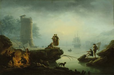 早晨，1760年。 作者 克劳德·约瑟夫·韦尔内