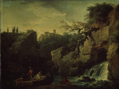 浪漫风景萨尔瓦多·罗莎（Salvatore Rosa）口味的风景，1746 作者 克劳德·约瑟夫·韦尔内