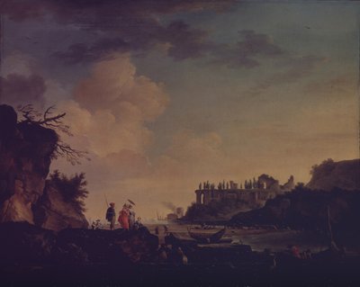 1748年，河口附近的废墟 作者 克劳德·约瑟夫·韦尔内