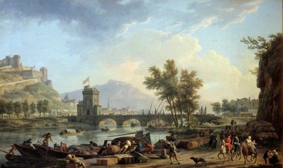 1774 年钻探的方法 Joseph Vernet (1714-1789) 1774 Dim. 作画。 0,97x1,62 m 蒙彼利埃，法布尔博物馆 作者 克劳德·约瑟夫·韦尔内