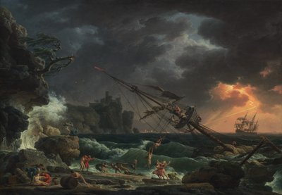 沉船事件》，1772年。 作者 克劳德·约瑟夫·韦尔内