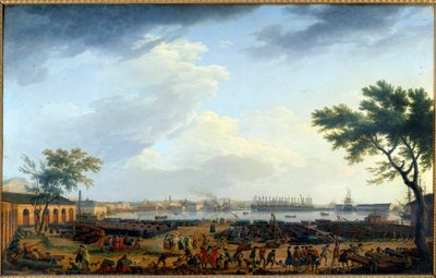 Joseph Vernet (1714-1789) 18 世纪的土伦港和阿森纳画作。 巴黎，海洋博物馆 作者 克劳德·约瑟夫·韦尔内