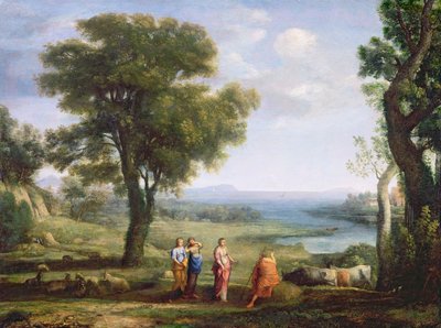 景观与Heliads寻找他们的兄弟辉腾 作者 Claude Lorrain
