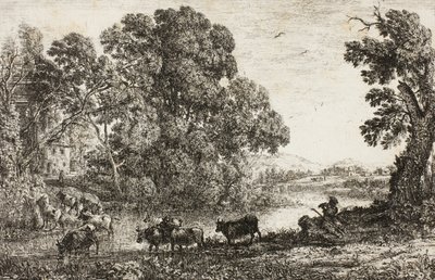 牛郎，1636年 作者 克劳德·洛兰